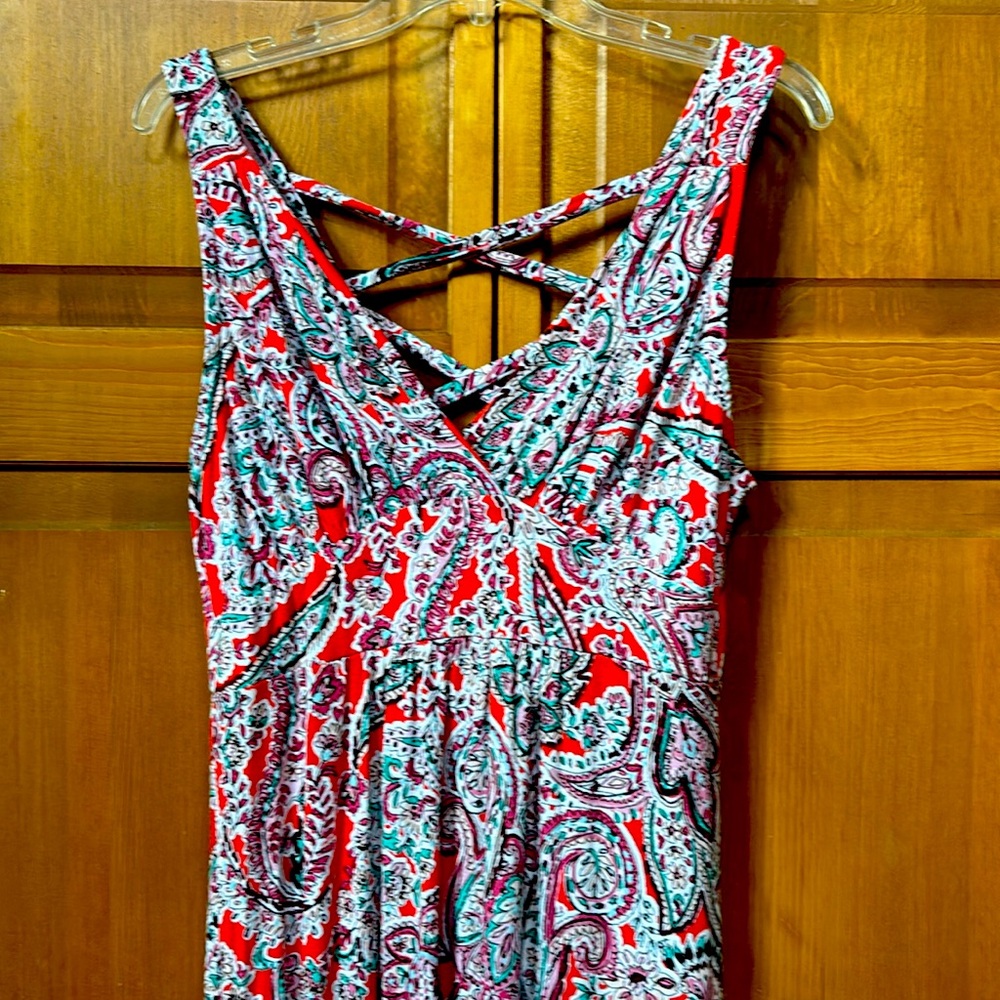 Loveappella Paisley Maxi-Dress